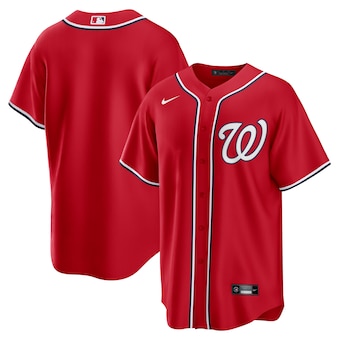 mens nike red washington nationals alternate replica team je